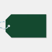 クリスマスザシーズングリーン金ゴールド、ホワイトファミリー ギフトタグ (裏面横)