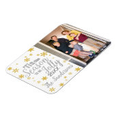 クリスマスザシーズンスノーフレークシルバー金ゴールド マグネット (左側)