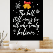 クリスマスザベルスティーンリングや輪 ポスター (キッチン)