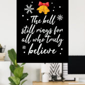 クリスマスザベルスティーンリングや輪 ポスター (ホームオフィス)