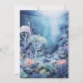 クリスマスザメ 招待状 (裏面)