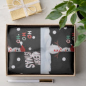 クリスマスザ雪だるまティッシュペーパー 薄葉紙 (ギフト)