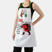 クリスマスシェフが怒りに遅く聞き取り引用文 エプロン (インサイチュ)