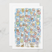 クリスマスシェフの出現 招待状 (正面/裏面)