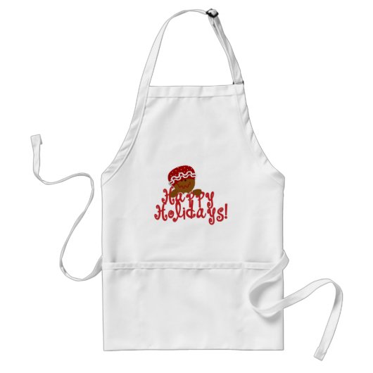 クリスマスシェフエプロン スタンダードエプロン (正面)