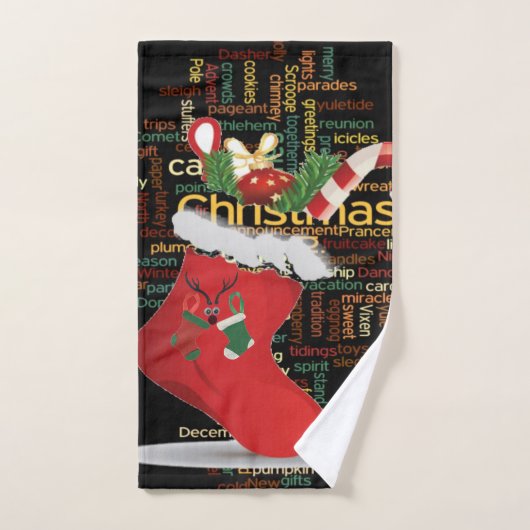 クリスマスシェフスペシャルデイエプロン バスタオルセット (ハンドタオル)