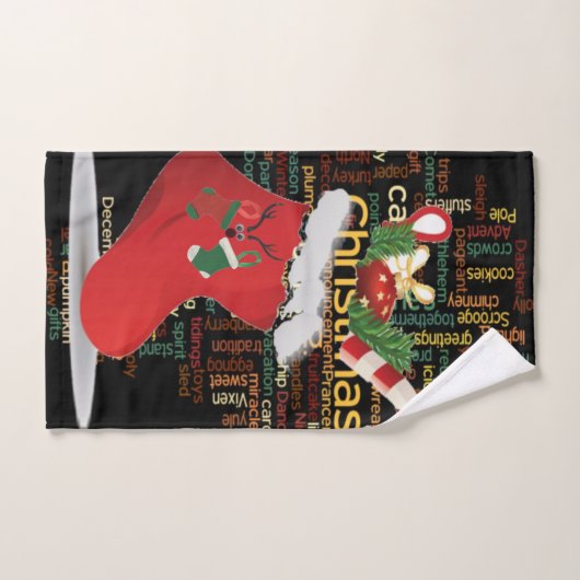 クリスマスシェフスペシャルデイエプロン バスタオルセット (ハンドタオル)