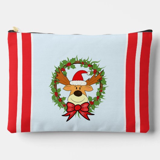 クリスマスシカ アクセサリーポーチ (正面)