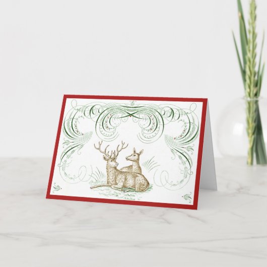 クリスマスシカ シーズンカード (正面)