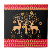 クリスマスシカ タイル (正面)