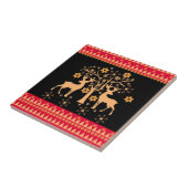 クリスマスシカ タイル (側面)