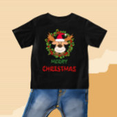 クリスマスシカ ベビーTシャツ
