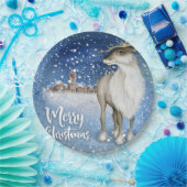 クリスマスシカ ペーパープレート (パーティー)