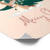 クリスマスシカ ポスター (角)