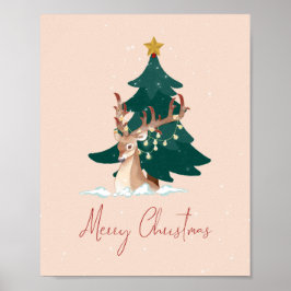 クリスマスシカ ポスター