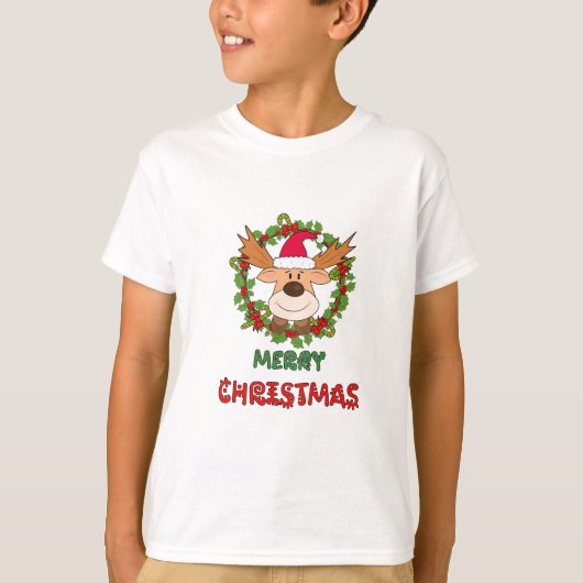 クリスマスシカ Tシャツ (正面)