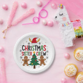 クリスマスシスタークルーフェスティバルジンジャーブレッドフレンズ ペーパープレート (パーティー)