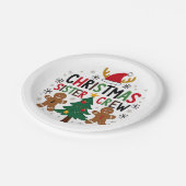 クリスマスシスタークルーフェスティバルジンジャーブレッドフレンズ ペーパープレート (アングル)