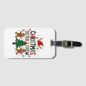 クリスマスシスタークルーフェスティバルジンジャーブレッドフレンズ ラゲッジタグ (正面横)