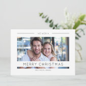 クリスマスシックモダンタイポグラフィカスタム写真 (スタンド正面)