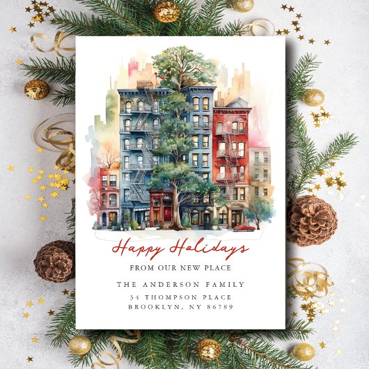 クリスマスシティアパートメント新住所 案内状