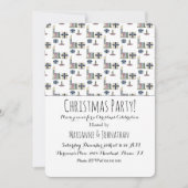 クリスマスシティプレゼントホリデーツリーズワークパーティー 招待状 (正面)