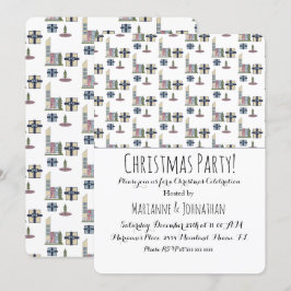 クリスマスシティプレゼントホリデーツリーズワークパーティー 招待状