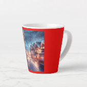 クリスマスシティ通り1 カフェラテマグ (右アングル)