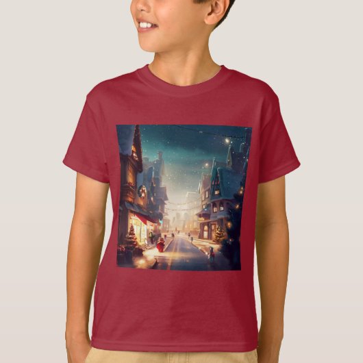 クリスマスシティ通り2 Tシャツ (正面)