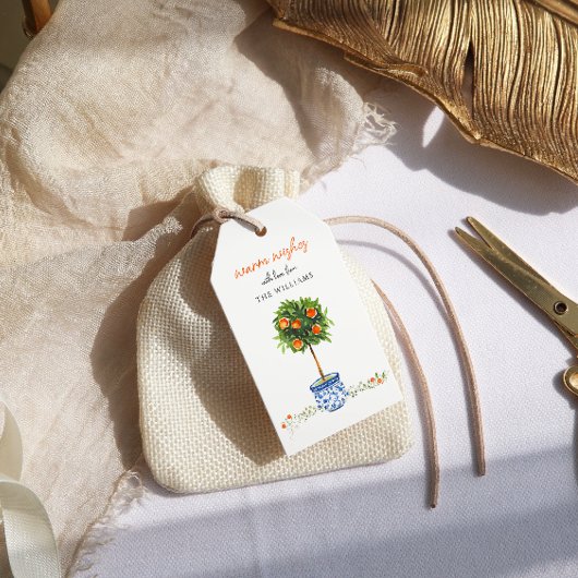 クリスマスシトラスボタニカルフローラ ギフトタグ