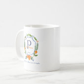 クリスマスシトラスボタニカルフローラ |休日の写真 コーヒーマグカップ (正面左)