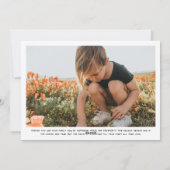 クリスマスシトラスボタニカルフローラ |休日の写真 シーズンカード (裏面)