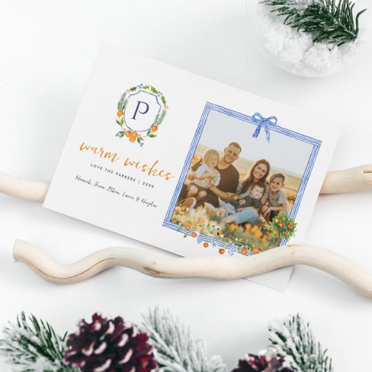 クリスマスシトラスボタニカルフローラ |休日の写真 シーズンカード