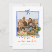 クリスマスシトラスボタニカルフローラ |休日の写真 シーズンカード (正面)