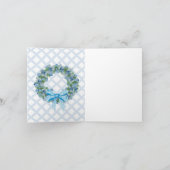 クリスマスシノアイセリージンジャーカード サンキューカード (内部)