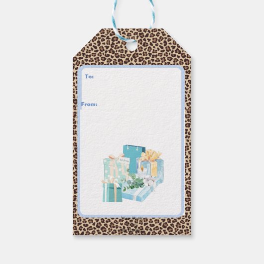 クリスマスシノワセリージンジャージャートピアリーギフトラベル ギフトタグ (裏面)