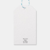 クリスマスシノワセリージンジャージャートピアリーギフトラベル ギフトタグ (裏面)