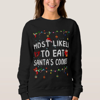 クリスマスシャツマッチングファおもしろいミに最も近い スウェットシャツ