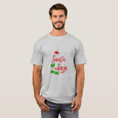 クリスマスシャツ – おもしろいクリスマス引用文Tシャツ Tシャツ (正面フル)