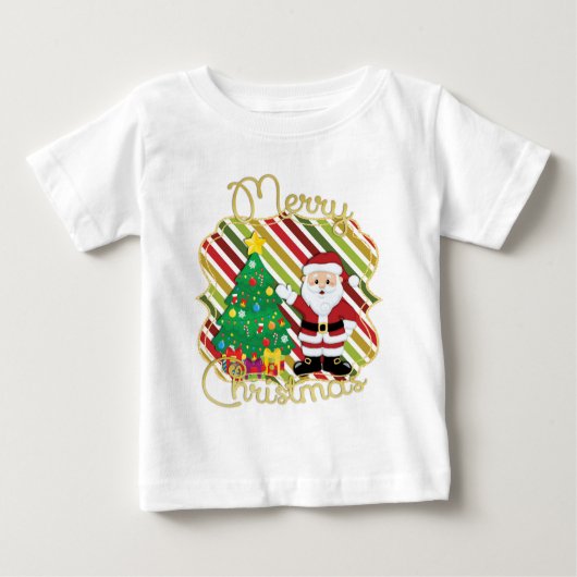 クリスマスシャツ ベビーTシャツ (正面)