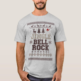 クリスマスシャツ - ホリデー ジングルデザイン Tシャツ