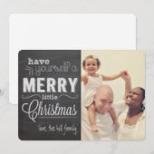 クリスマスシャルボードフォトカード シーズンカード (正面/裏面)