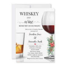 クリスマスシャワーを浴びる前にウイスキーとワイン