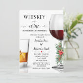 クリスマスシャワーを浴びる前にウイスキーとワイン 招待状 (スタンド正面)