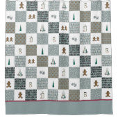 クリスマスシャワーカーテン シャワーカーテン (正面)