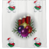 クリスマスシャワーカーテン シャワーカーテン (正面)