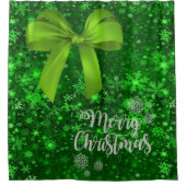 クリスマスシャワーカーテン、メリークリスマス シャワーカーテン (正面)