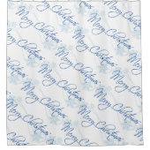 クリスマスシャワーカーテン/メリークリスマス シャワーカーテン (正面)