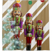 クリスマスシャワーカーテン、兵士 シャワーカーテン (正面)