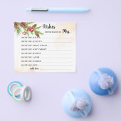 クリスマスシャワーカードをお願い チラシ (シングル)